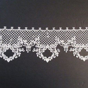 Edible Cake Lace wreath chandelier  sugar handmade fondant
