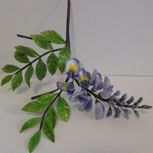 wisteria cake topper hand made gum paste sugar purple mauve image 5