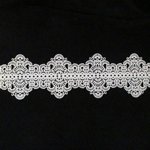 Edible Cake Lace: White Antique Applique, Wedding Cake Decor