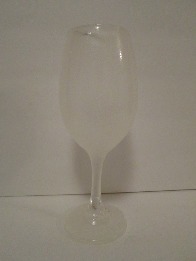 Handmade wine glass sugar edible cake topper glass ware Etsy
