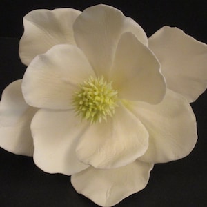 Realsitic Southern Magnolia sugar flower cake topper gum paste edible hand made fondant