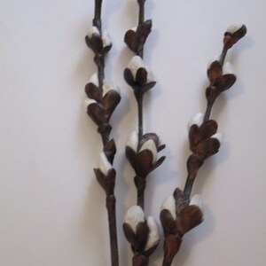 Pussywillow cake topper, Sugar flower cake topper, filler flowers, handmade