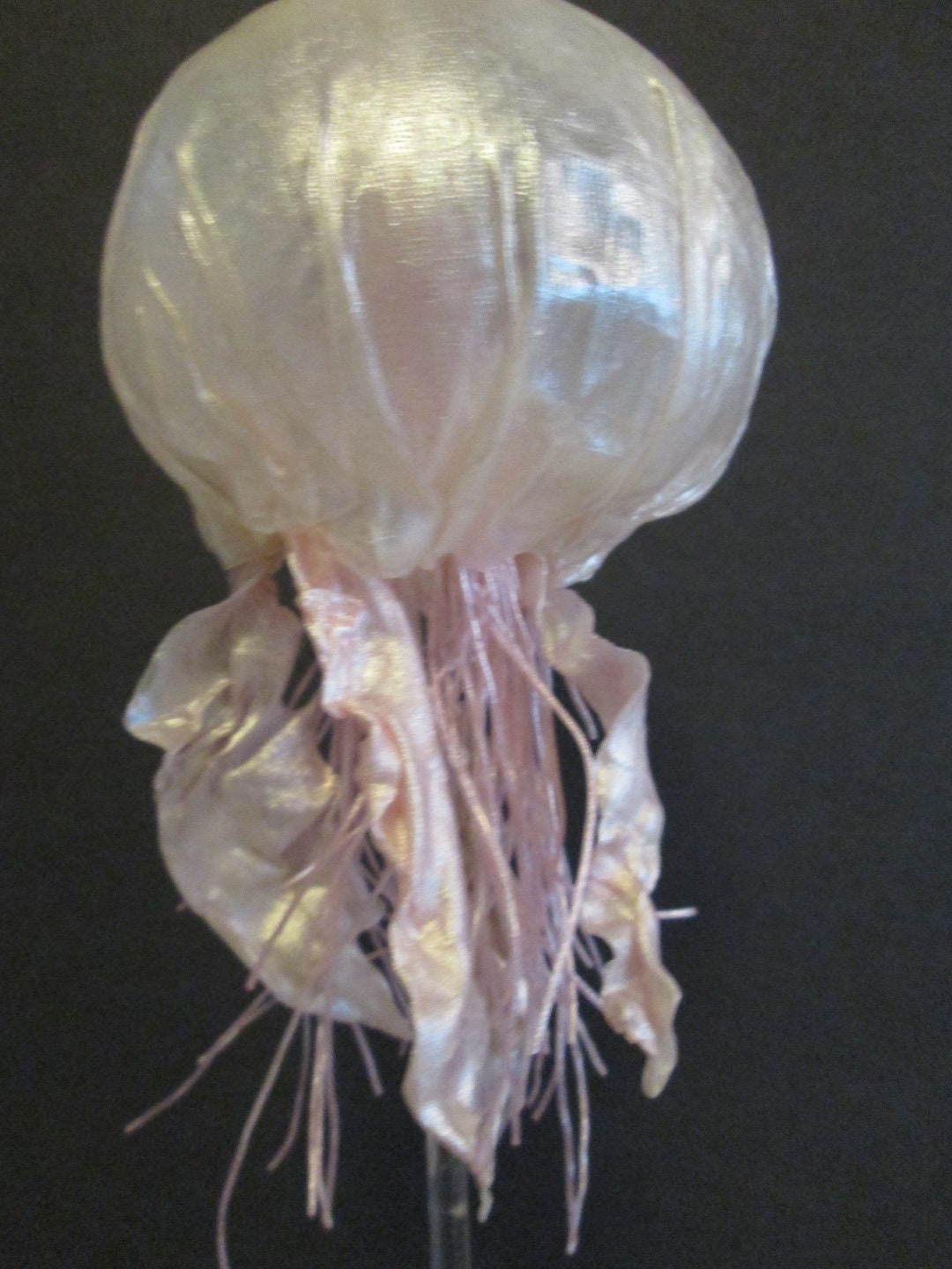 Jellyfish Cake Topper Rice Paper Rice Noodles Gelatin Bubbles Isomalt