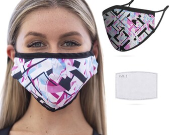 GloFX Reusable Face Masks – Ice Prism