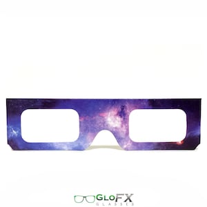 Verres de diffraction en papier GloFX - Paquet de 20 verres de diffraction en papier cartonné épais, 250 g - Youngers Rave Opticals