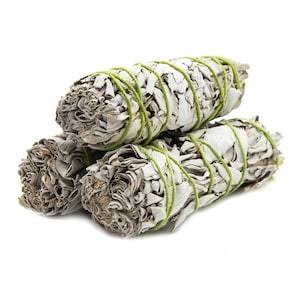 California White Sage Smudge Bundles 4 inches