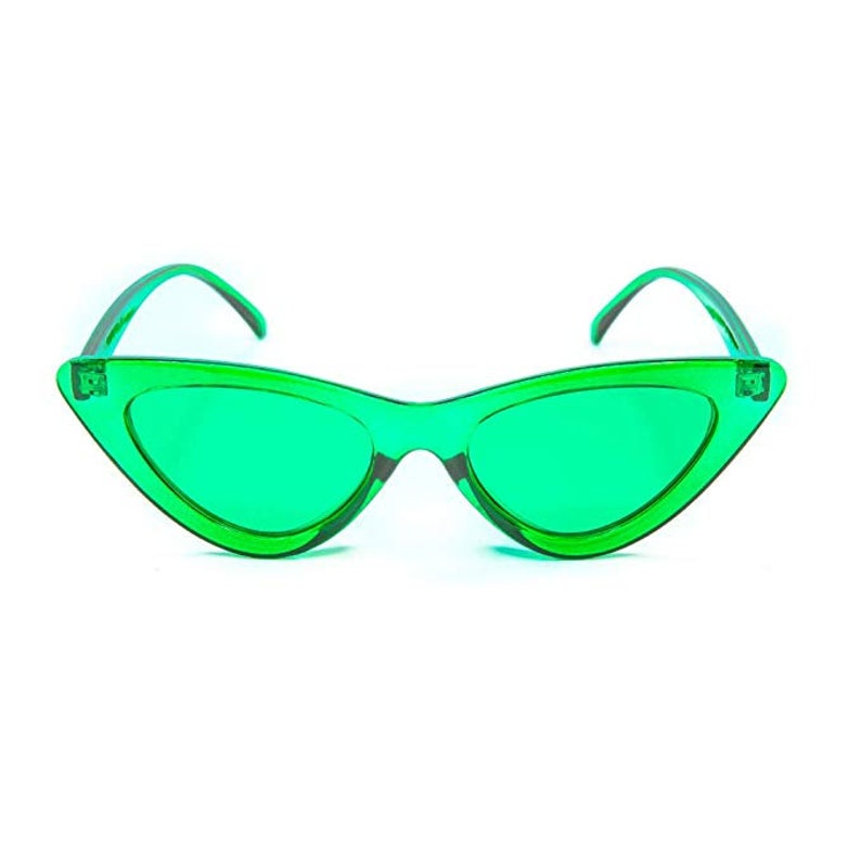 Glofx Cat Eye Color Therapy Glasses Green Chakra Mood - Etsy
