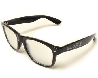 Occhiali Rave Arcobaleno Occhiali Da Rave GloFX Ultimate Diffraction - Lenti Trasparenti Che Creano Effetti Arcobaleno, Unisex Scuf Reflex - Foto 4