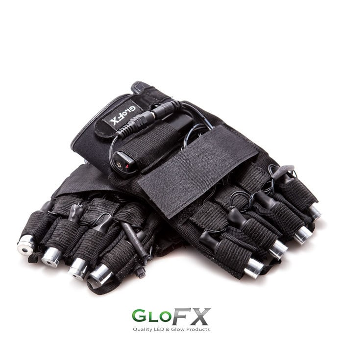 Glofx LZR Laser Gloves Green Laser Beams 4 Highpowered Lasers Etsy UK