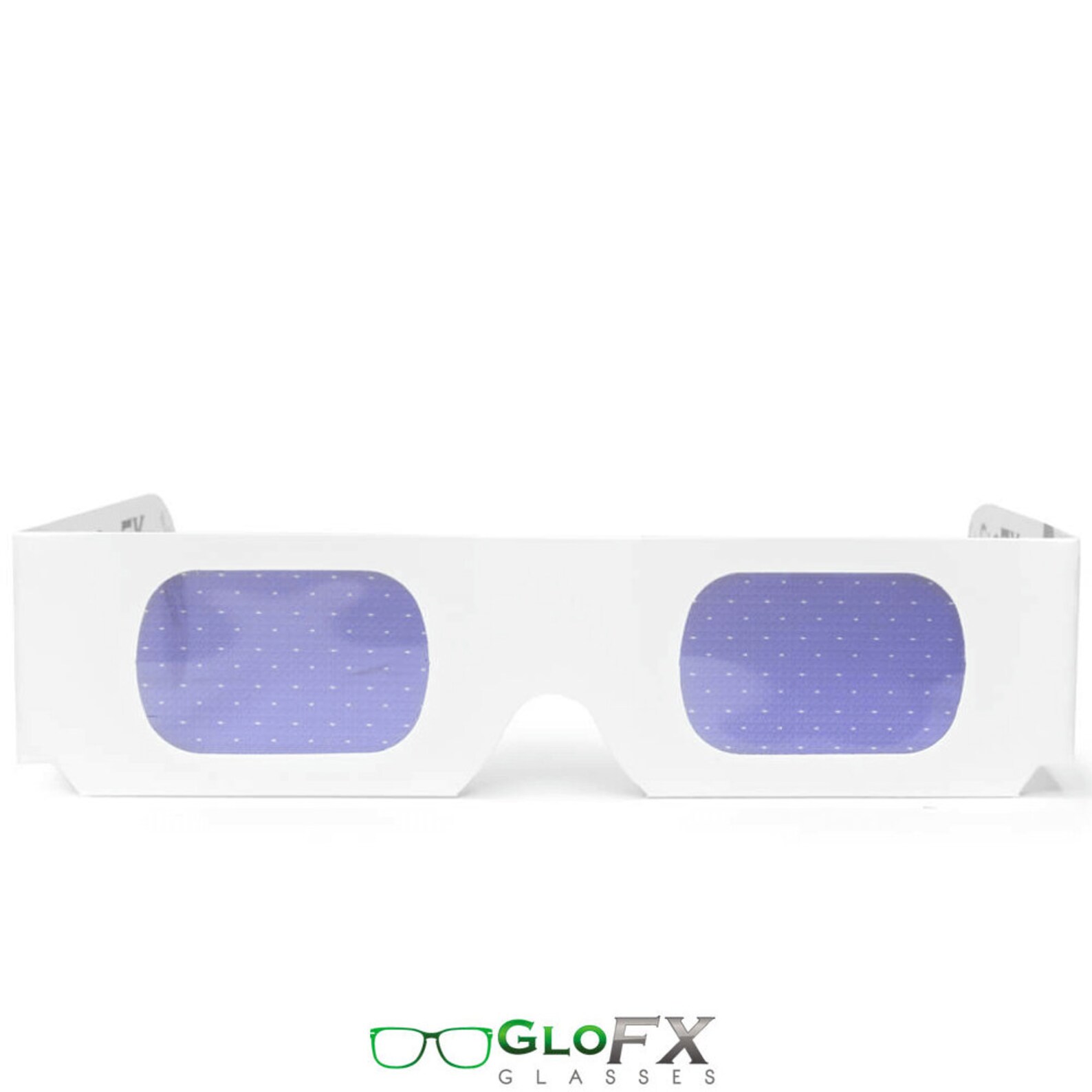 GloFX 20 Pack Paper Cardboard Diffraction Glasses | 3D Rainbow Prism Galaxy Spiral Lens Effect | Perfect For Fireworks, Sunsets, Clubs, Concerts, Music Festivals EDM Rave Party