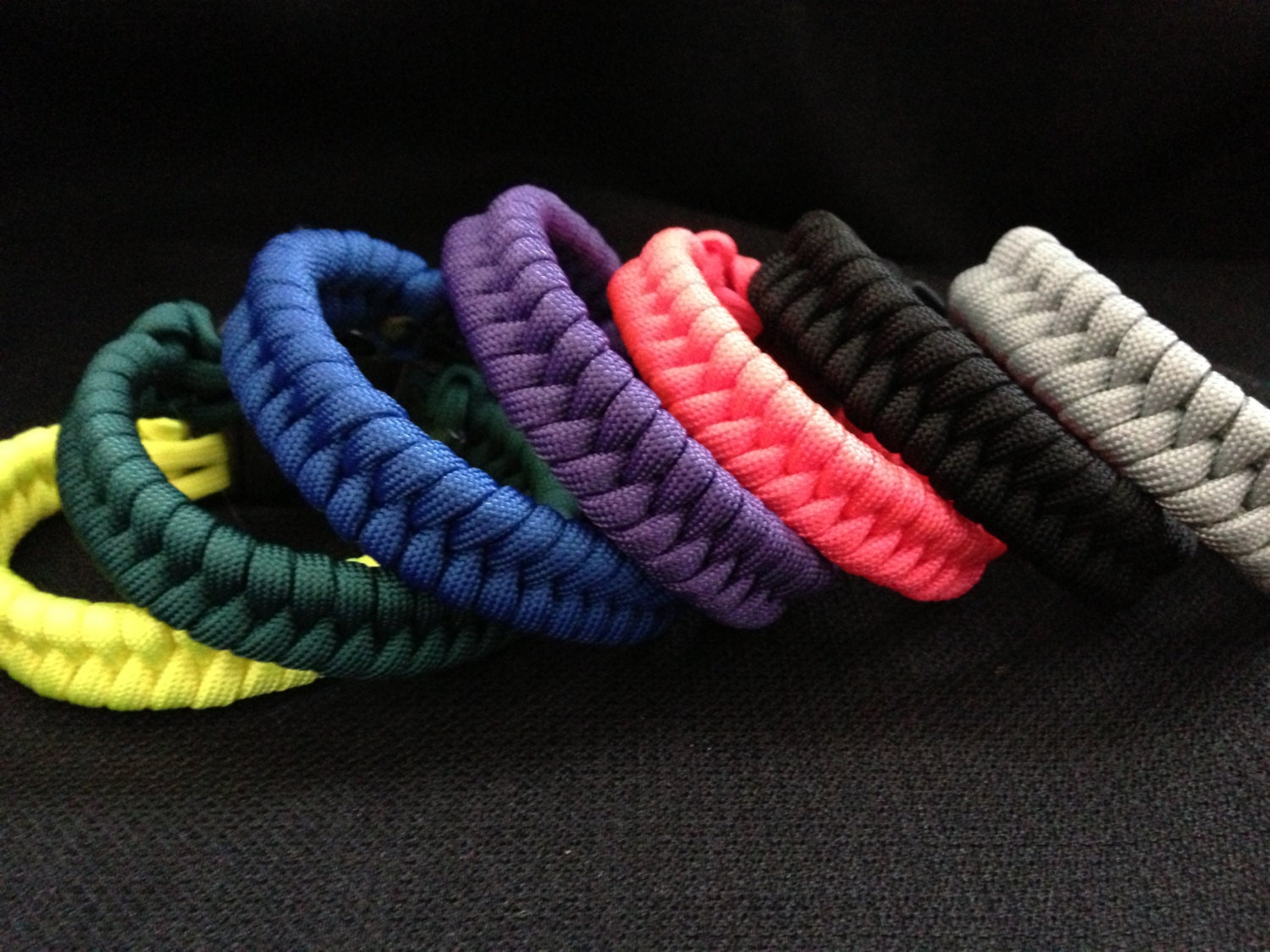 Thin Line Fishtail Woven Paracord Survival Bracelet Tactical Stitched  Fishtail Micro Cord 