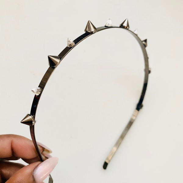 Tuck 'LUXE ROCK' Swarovski Crystal Spike Headband