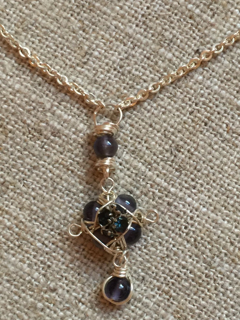 Delicate Iloite Necklace set in Sterling Silver