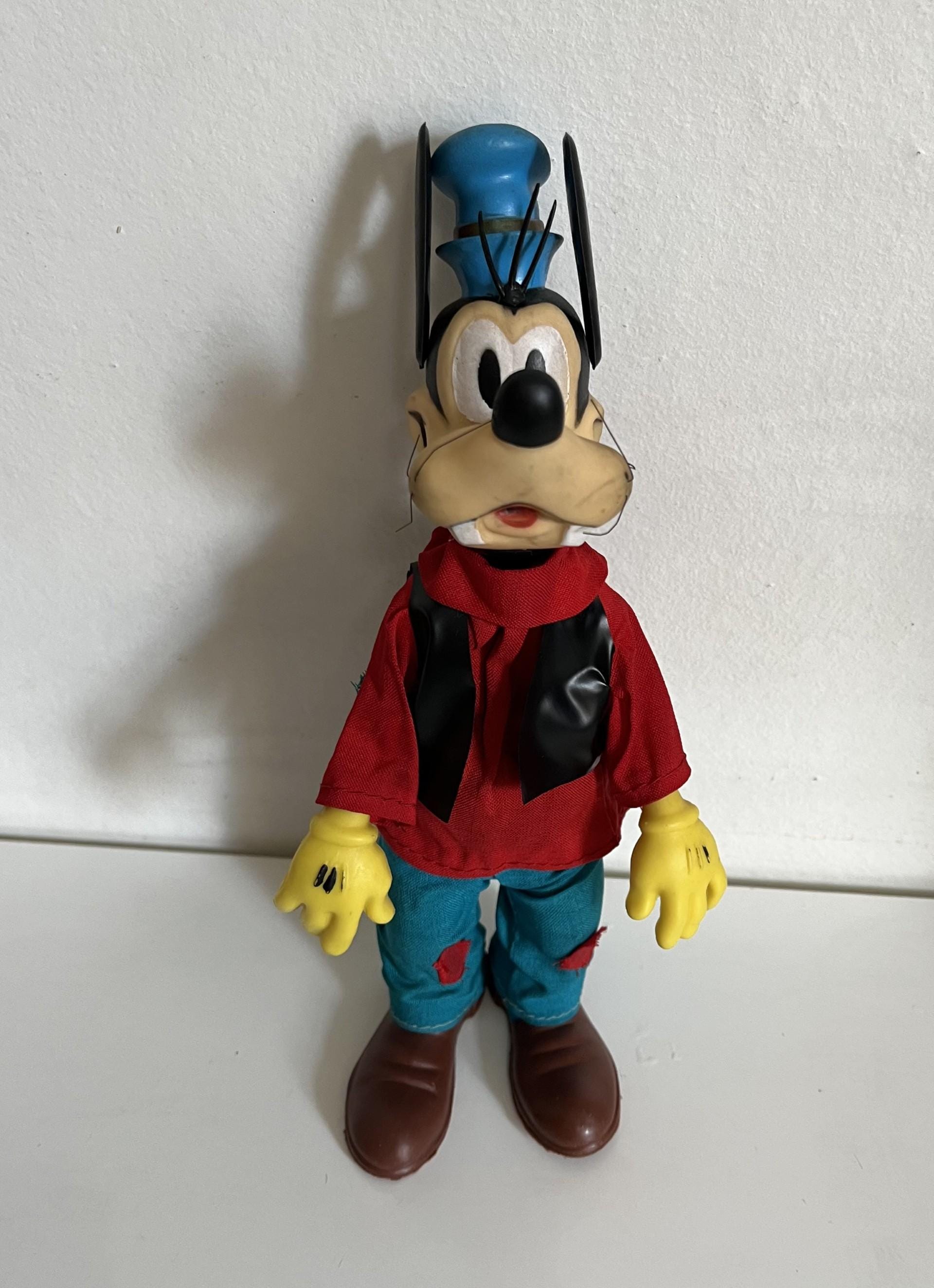オールドミッキードール　グーフィー　ビンテージ Vintage Goofy Figurines - Etsy