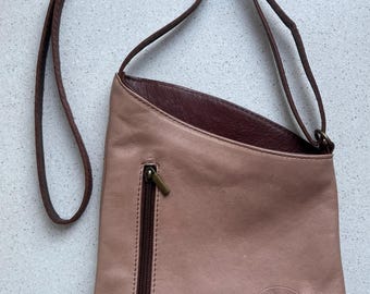 L. CREDI Italian Leather Backpack - Navy Blue Full Grain  display picture 1