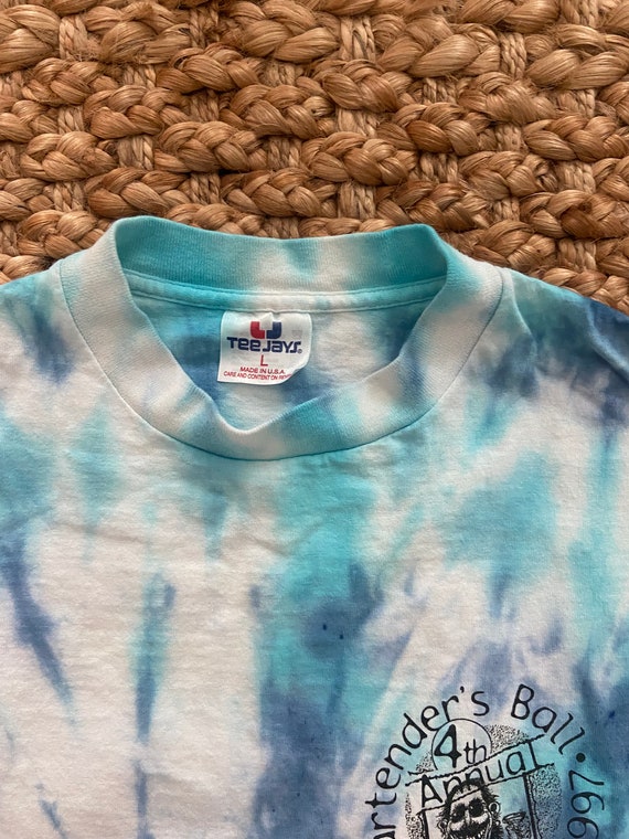 Vintage 1997 Bartender’s Ball tie dye T-shirt - image 3
