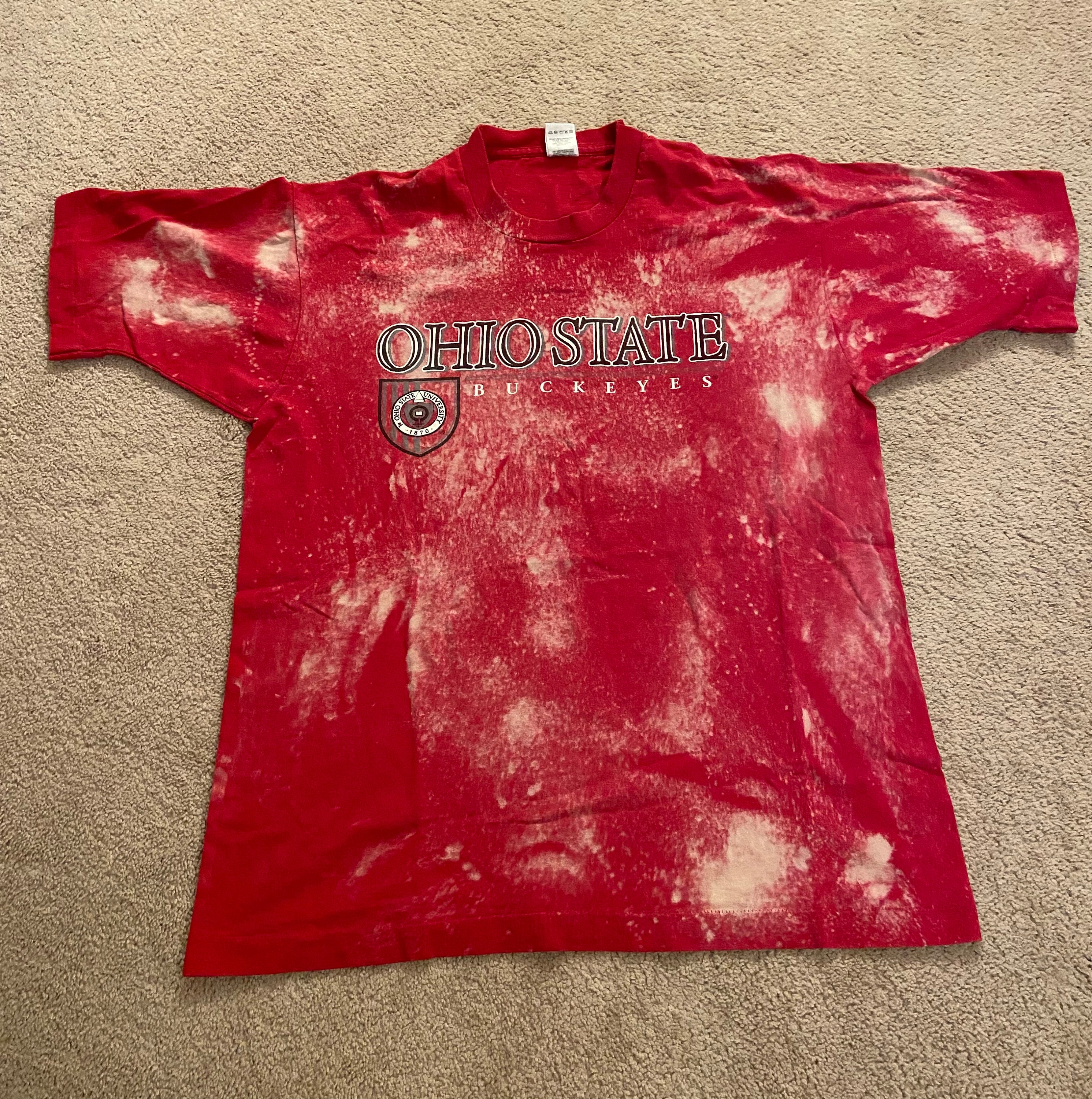 tie dye buckeye shirt