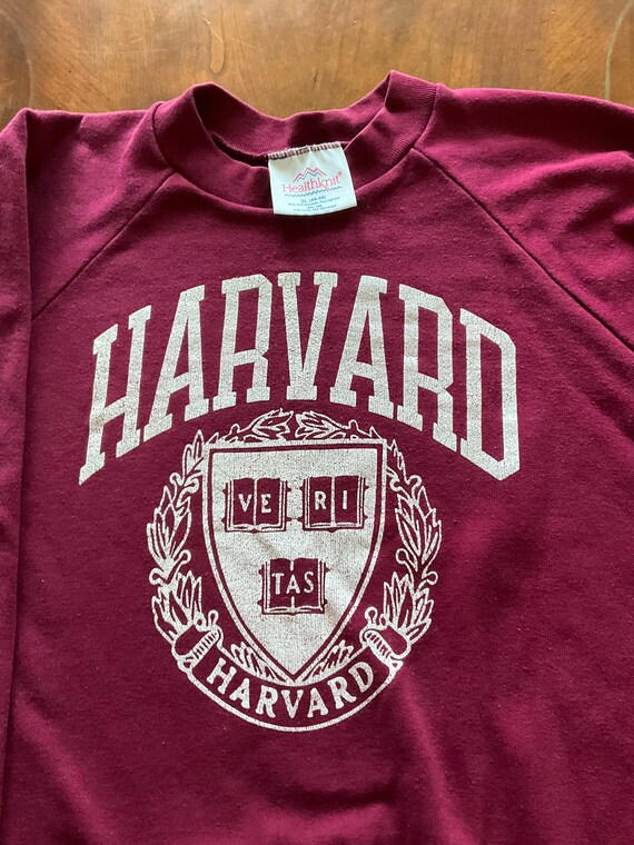 Vintage 1980s Harvard University crewneck sweatsh… - image 2