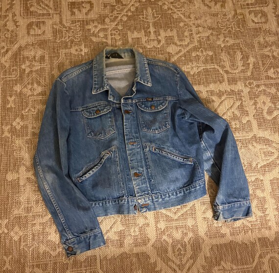 Vintage 1970s Wrangler denim trucker jacket