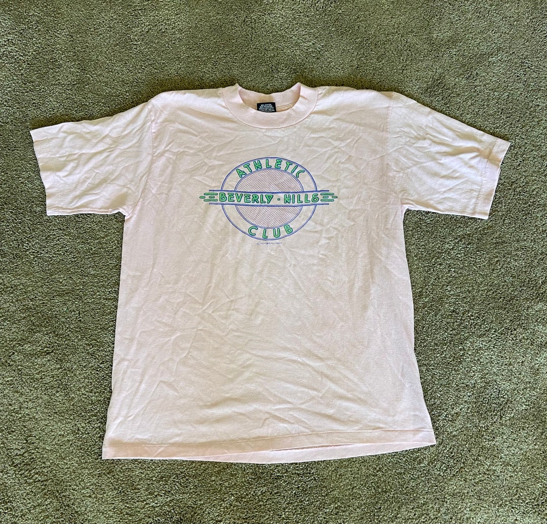 Vintage 1984 Beverly Hills Athletic Club Graphic T-shirt - Etsy