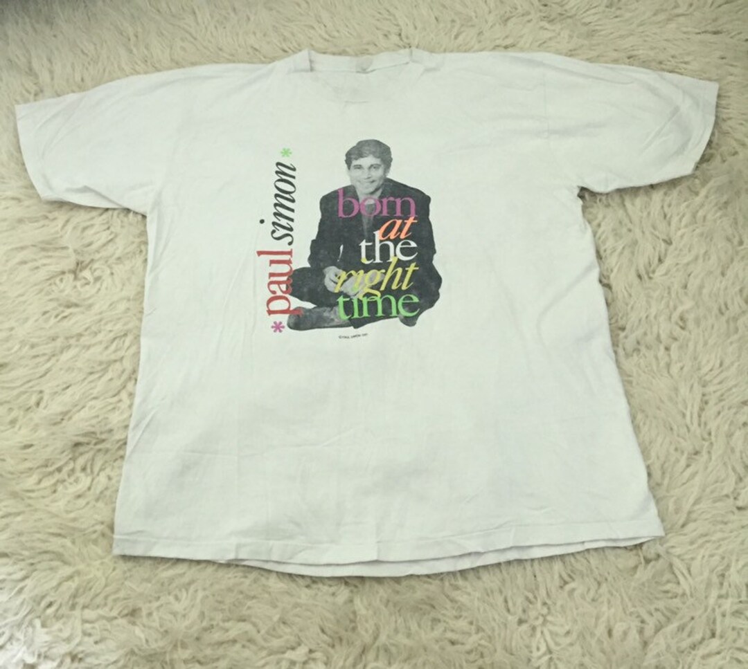 Authentic Vintage 1991 Paul Simon “the Boxer” Lyric T-shirt - Etsy