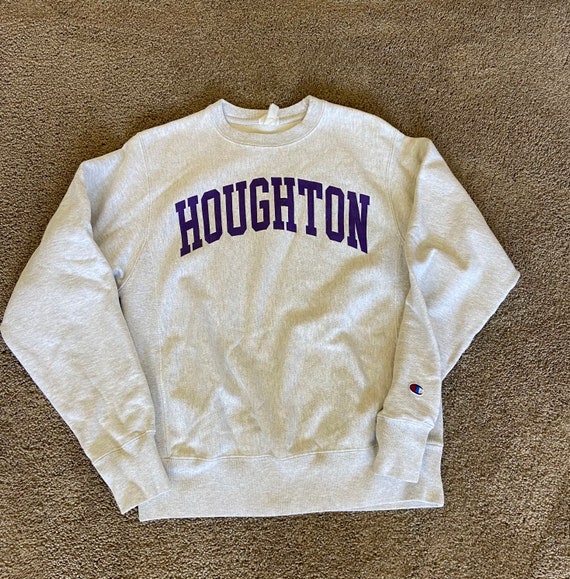 Y2K Houghton college Champion reverse weave sweats