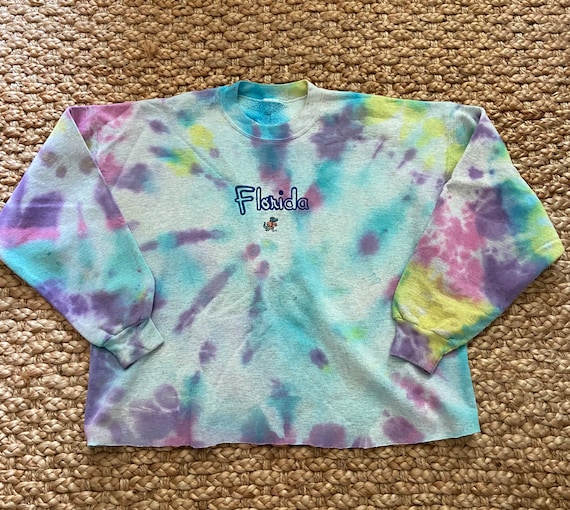 Vintage 1990s Florida Gators tie dye sweatshirt - image 1