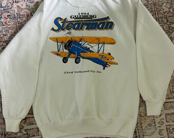 Vintage 1994 Illinois National fly-in crewneck sweatshirt