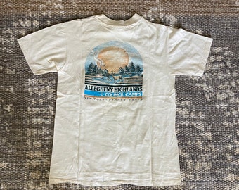 Vintage 1980s Boy Scouts Camp Merz staff T-shirt