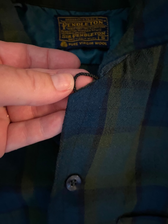 Vintage Pendleton Loop Collar Shirt - image 3