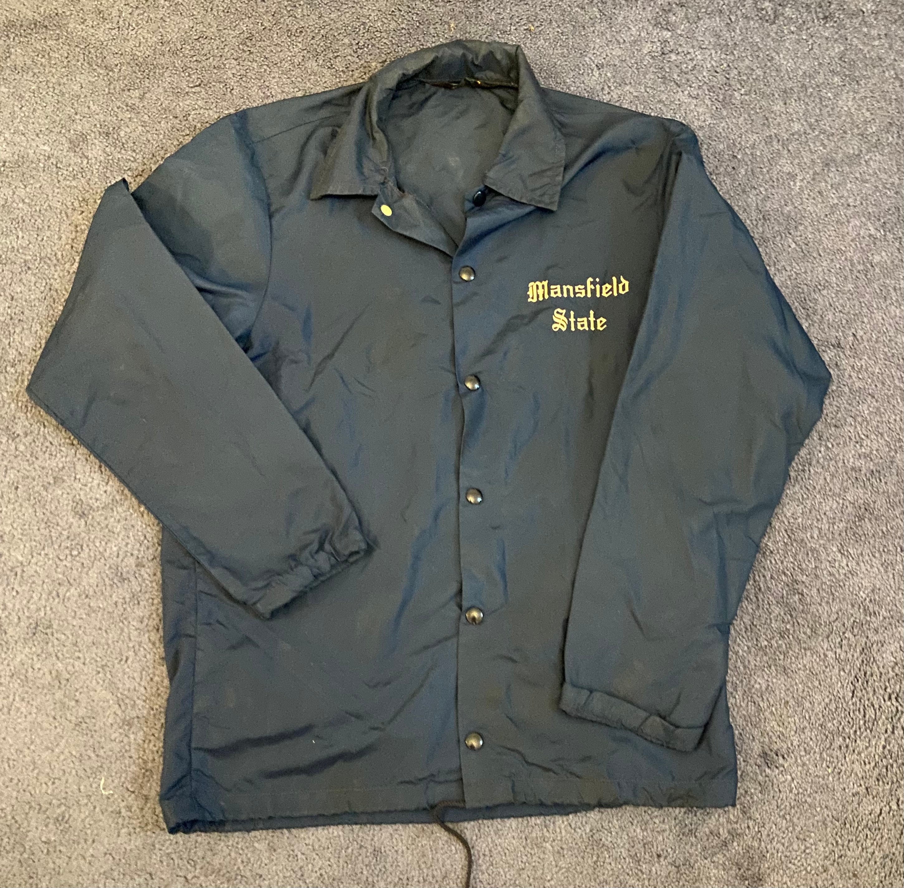 Vintage 1960s Champion Running Man Mansfield State Windbreaker 