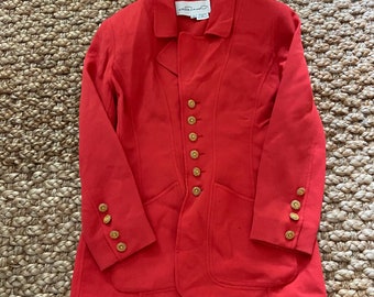 vintage 1980s Oscar de la Renta blazer