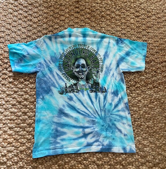 Vintage 1997 Bartender’s Ball tie dye T-shirt - image 4