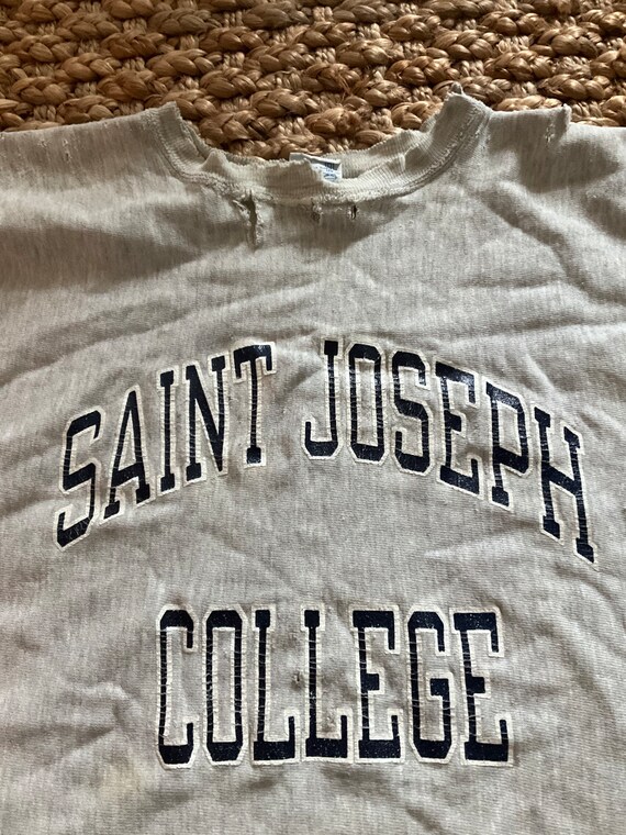 Vintage 1990s Champion reverse weave Saint Joseph… - image 3