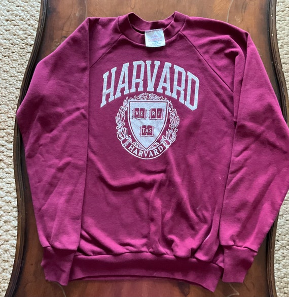 Vintage 1980s Harvard University crewneck sweatsh… - image 1