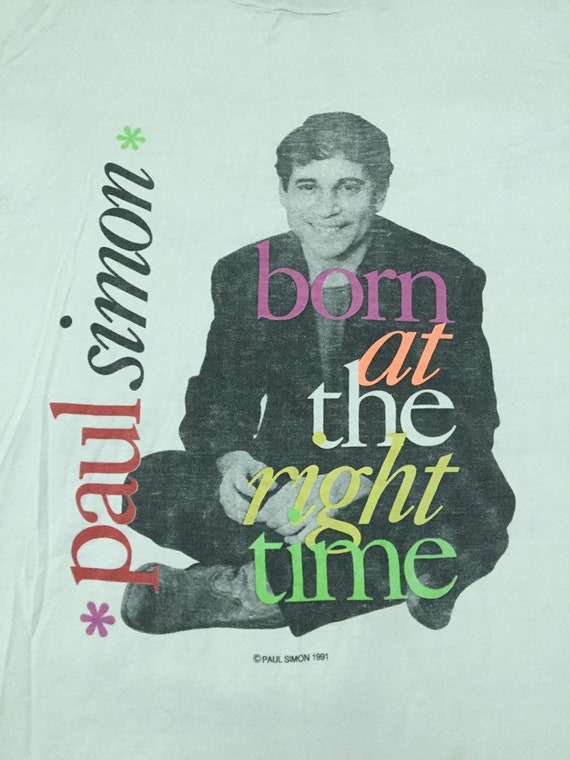 Authentic Vintage 1991 Paul Simon “the Boxer” Lyric T-shirt - Etsy