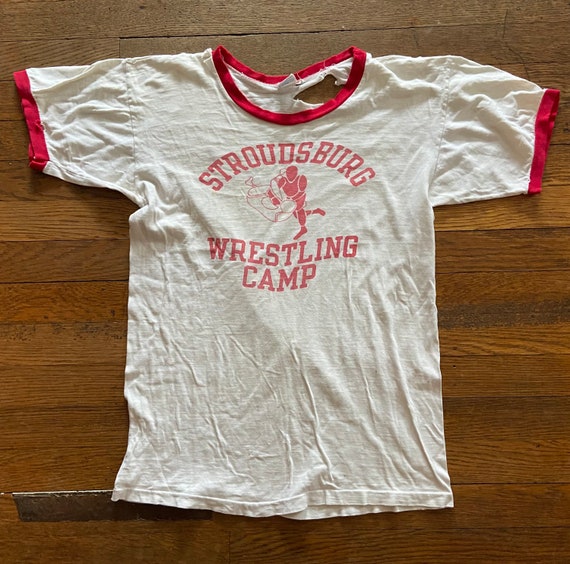 Champion - Tuff Ones White Basketball USA T-Shirt 1980s X-Large 