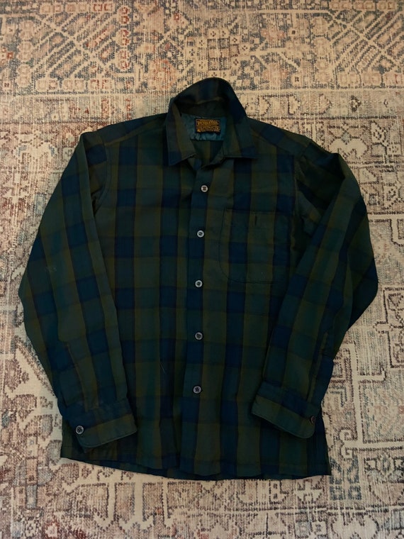 Vintage Pendleton Loop Collar Shirt - image 1