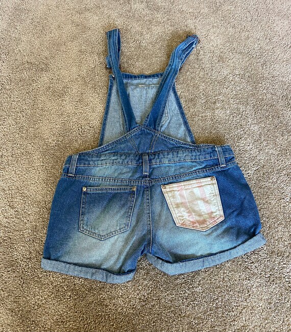 Y2K LEI patchwork overalls - image 2