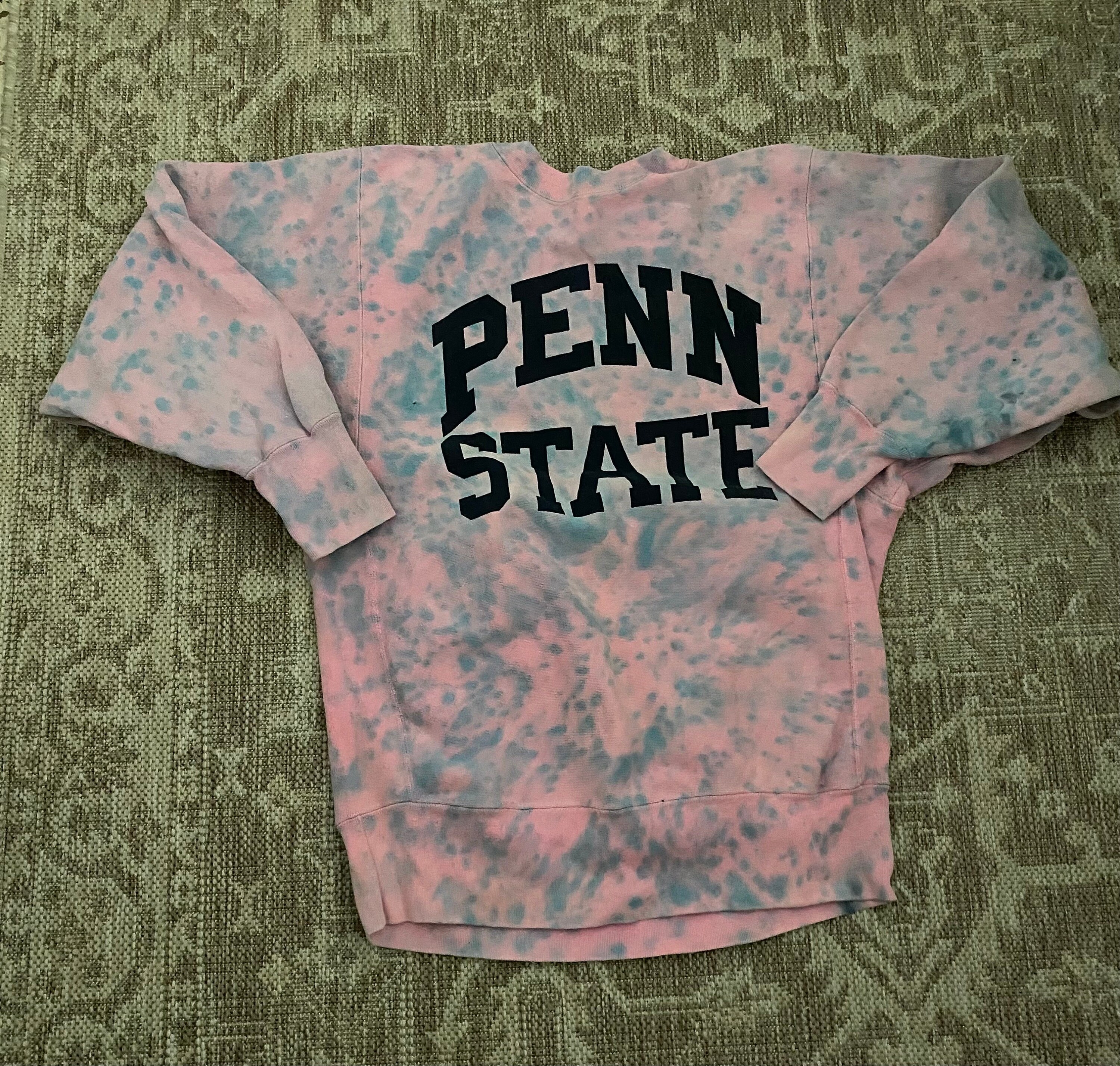 Vintage 1990s Penn State Tie Dye Sweatshirt Etsy Israel