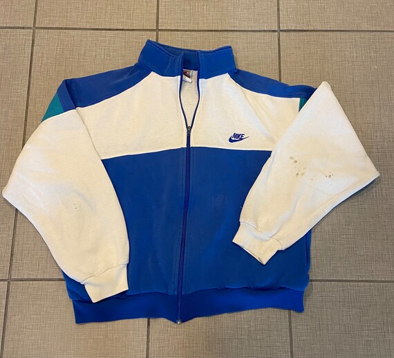 Vintage 1980s NIKE track jacket - image 1