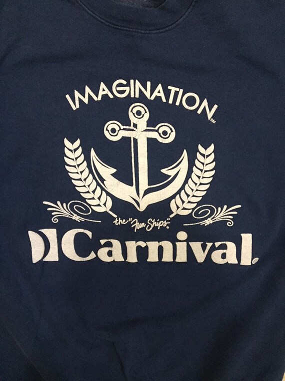 Vintage 1980s Carnival cruise ship sweatshirt - image 3