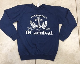 Vintage 1980s Carnival cruise ship sweatshirt