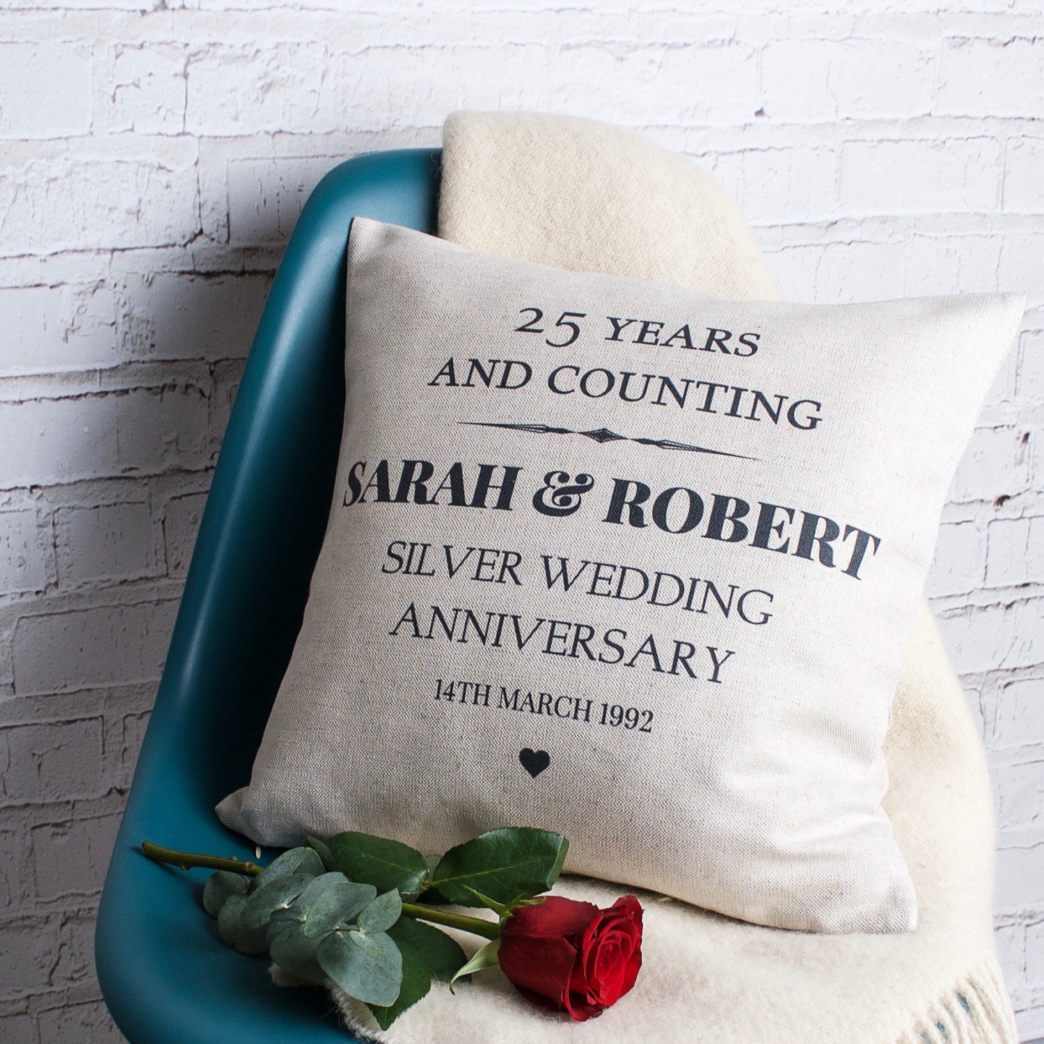 Gifts For Couple Wedding Anniversary Silver Wedding Anniversary Personalised Gift for Couples