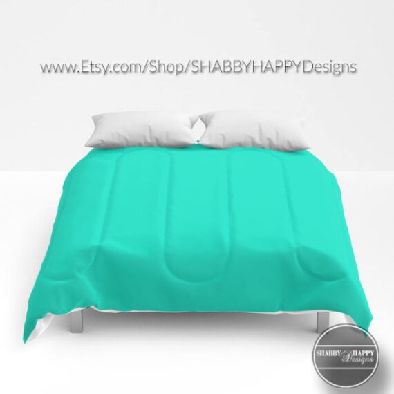 Solid Color Seafoam Green Choice Of Duvet Cover Or Comforter Etsy