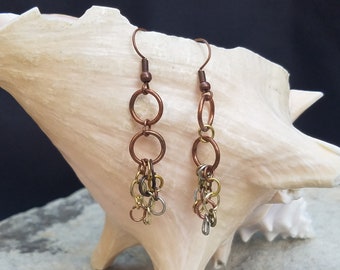 Jump Ring Soup  earrings