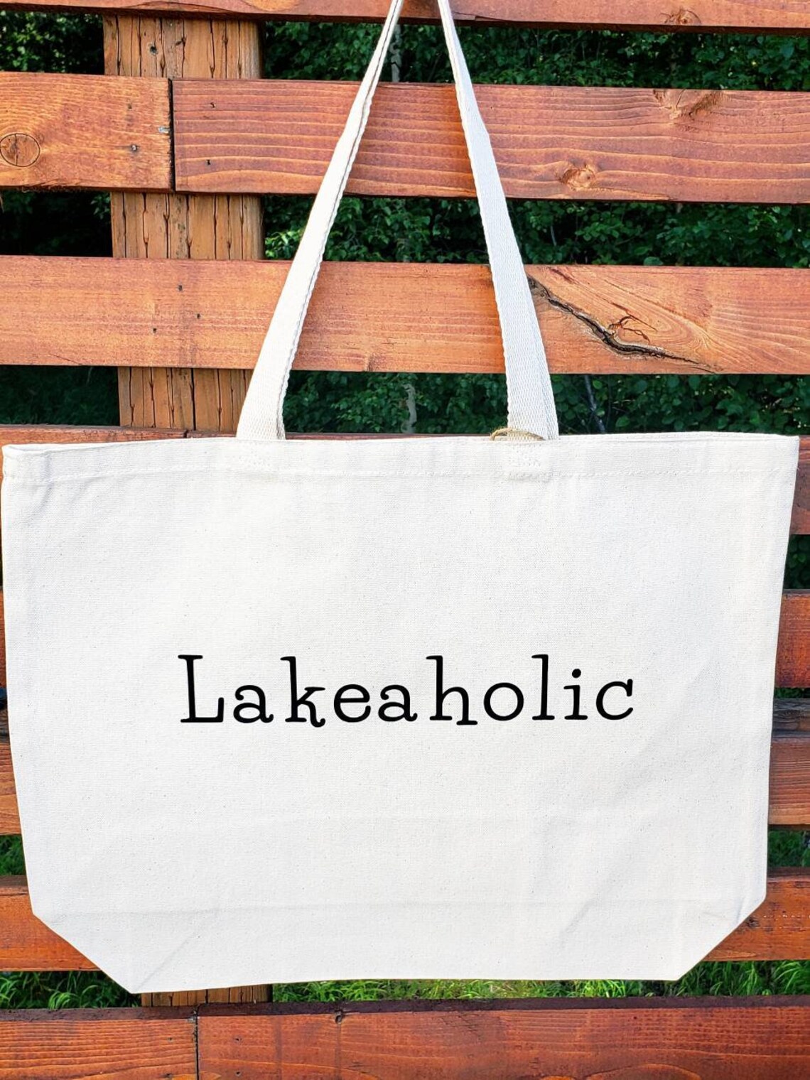 Lake Lake Life Canvas Bag Tote Shopping Bag Reusable Etsy