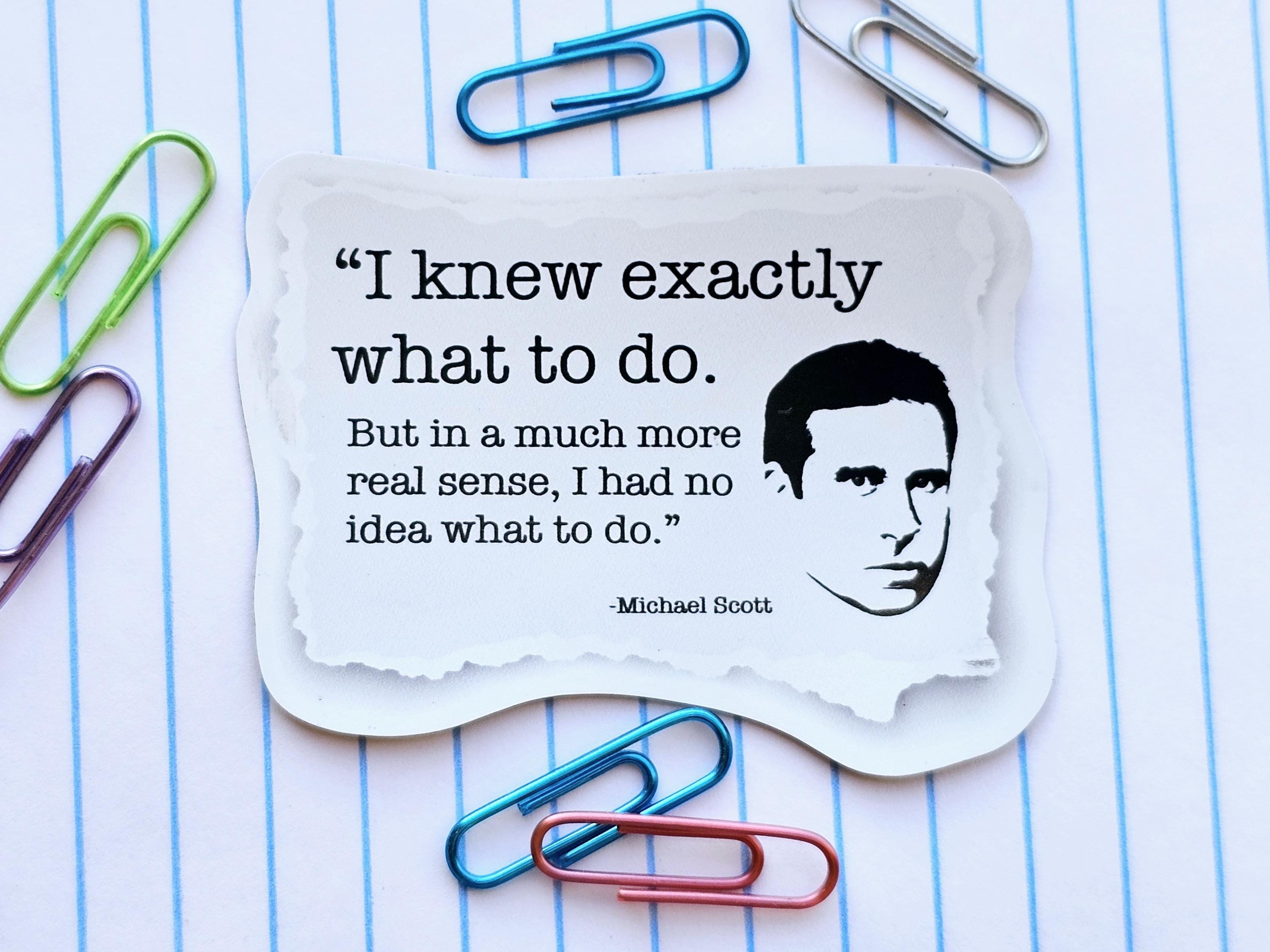Funny, Michael Scott The Office Sticker