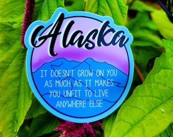 Funny Alaska Vinyl Sticker