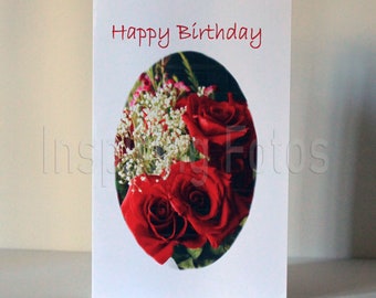 Rose Birthday Greeting Card